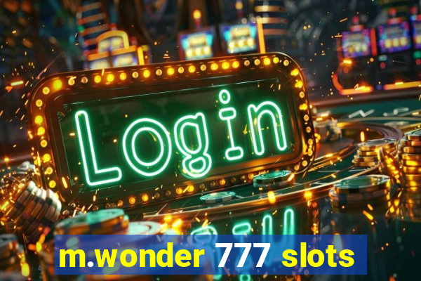 m.wonder 777 slots